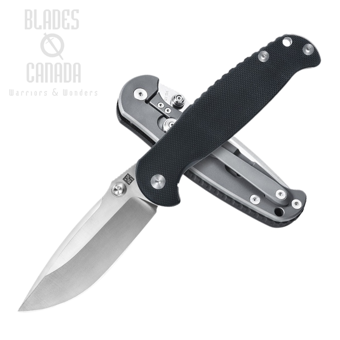Real Steel S6 Framelock Folding Knife, Satin VG10, G10/Titanium, 9431